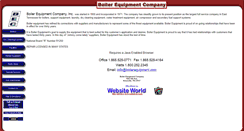 Desktop Screenshot of boilerequipment.com