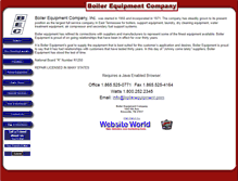 Tablet Screenshot of boilerequipment.com